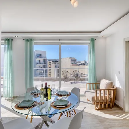 Luxury Penthouse With Sun Terrace, Private Pool And Sea Views Lfer1-1 세인트폴스베이